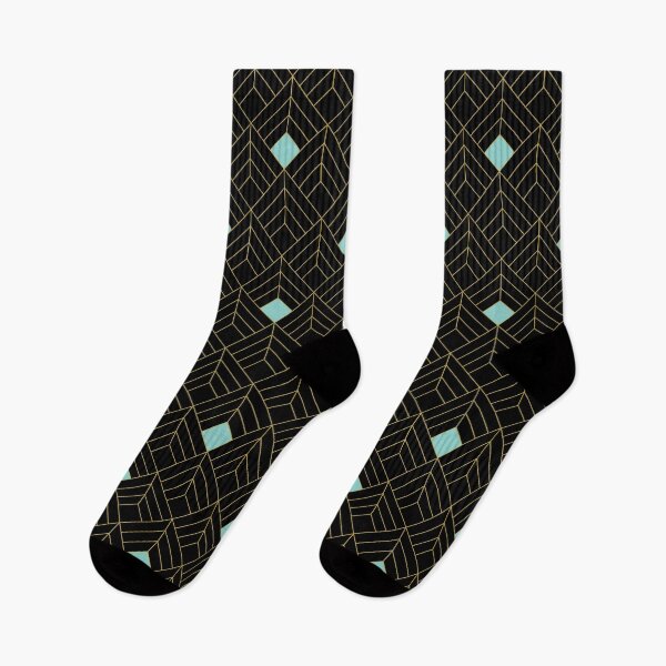 Item preview, Art Deco Gold, Black and Blue Pattern designed and sold by DavidASmith.