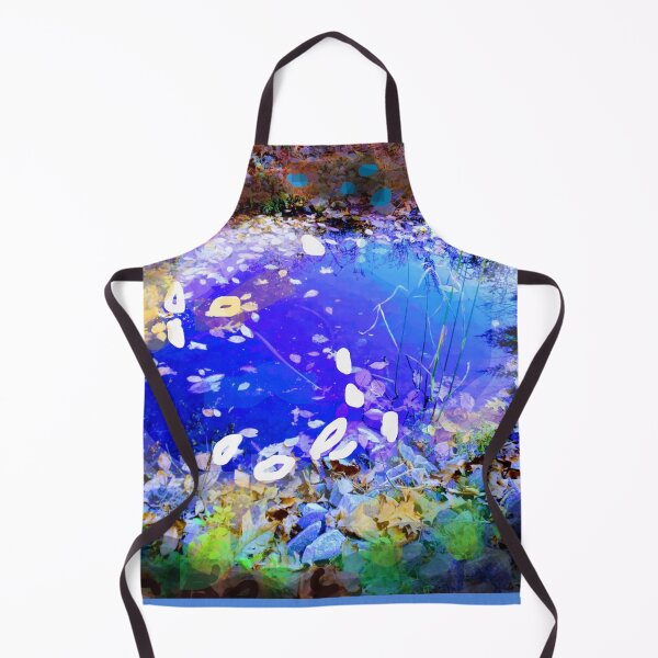 Item preview, Brilliant Blue Pond Digital Art By Cathy Valley Design designed and sold by EarthArtDesigns.