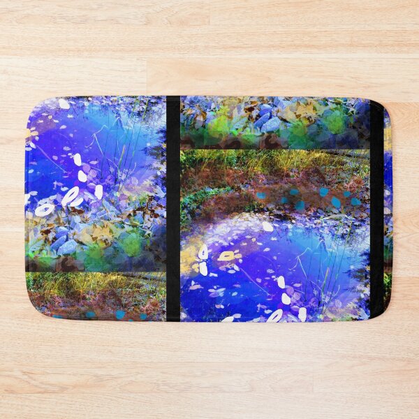 Item preview, Brilliant Blue Pond Digital Art By Cathy Valley Design designed and sold by EarthArtDesigns.