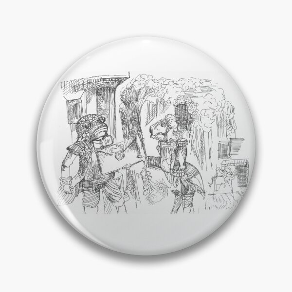 Item preview, Frog Footman and Fish Footman,  Alice in Wonderland, TeresaTown at Redbubble, 2020 designed and sold by Mark Stansberry.