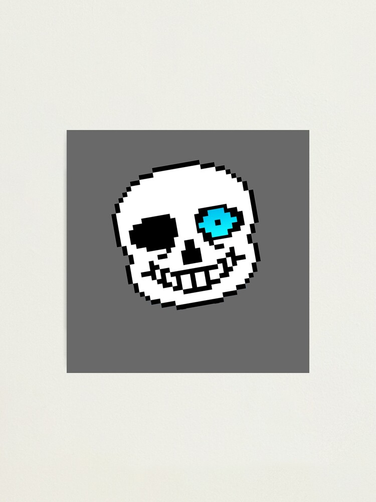 Sans Undertale Photographic Print for Sale by KrakenTShirts