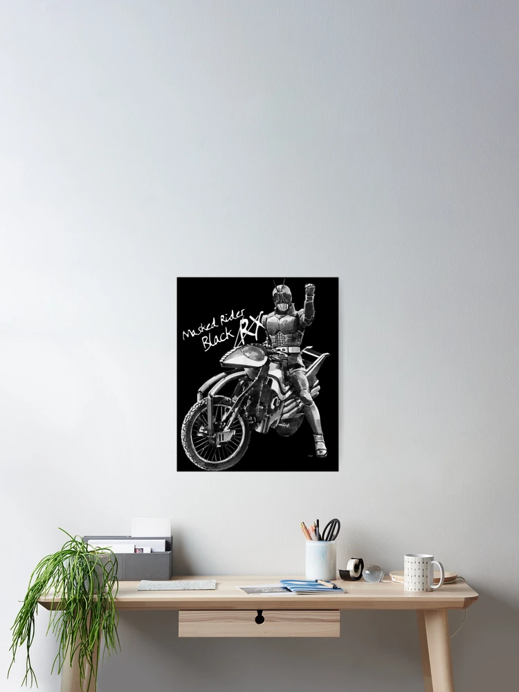 Thumbnail 2 of 3, Poster, Masked Rider Black RX  designed and sold by LilaDabrowska.