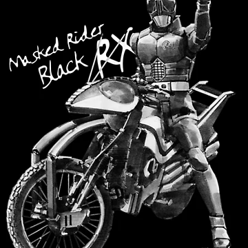 Artwork thumbnail, Masked Rider Black RX  by LilaDabrowska