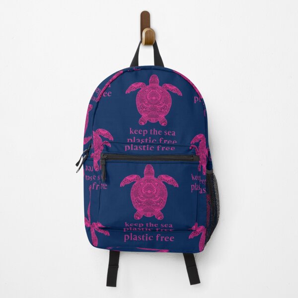 Item preview, Keep The Sea Plastic Free. Save The Ocean Pink Turtle designed and sold by Rebel-Design.