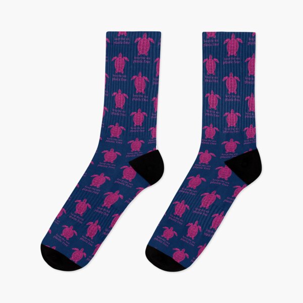 Artikelvorschau, Halten Sie das Meer plastikfrei. Speichern Sie die rosa Meeresschildkröte entworfen und verkauft von Rebel-Design.