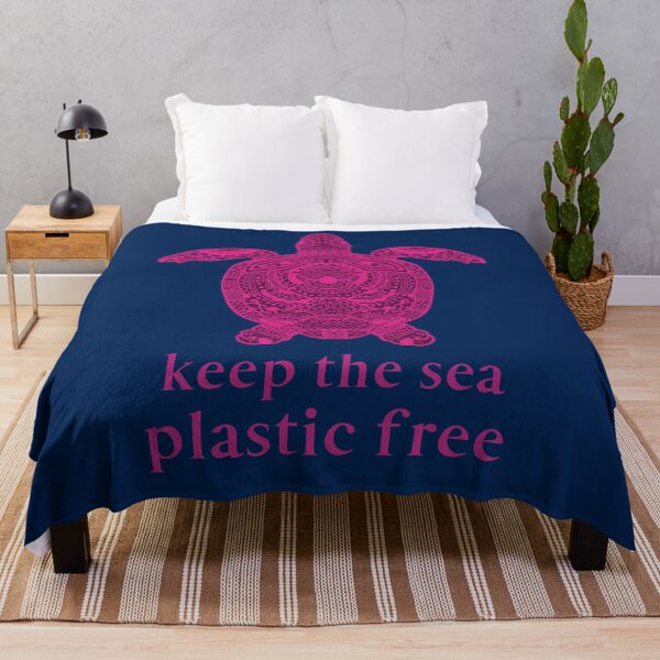 Item preview, Keep The Sea Plastic Free. Save The Ocean Pink Turtle designed and sold by Rebel-Design.