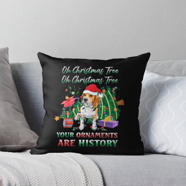 Item preview, Funny oh christmas Tree Beagle dog ornaments history designed and sold by BrennaEirlys.