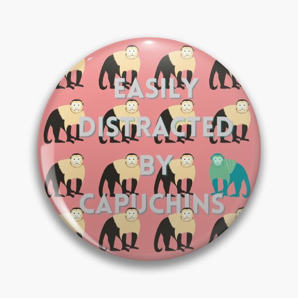 Item preview, Easily Distracted by Capuchins designed and sold by baldbird.