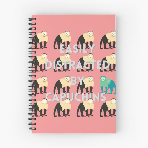 Item preview, Easily Distracted by Capuchins designed and sold by baldbird.