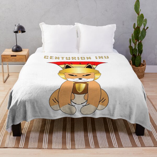 Item preview, Centurion inu crypto currency mascot illustration designed and sold by ZieProject.
