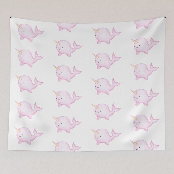 Item preview, Cute Pink Narwhal  designed and sold by harrisrose.