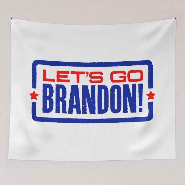 Item preview, Lets Go Brandon - Transparent - Crowd Chant Reporter Meme FJB Joe Biden designed and sold by sticker-stacker.