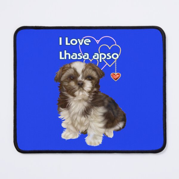 Item preview, I Love Lhasa Apso designed and sold by LoneAngel.