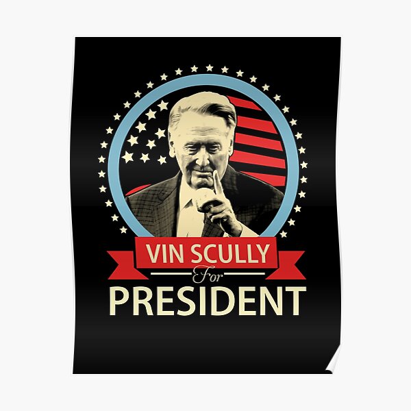 Vin Scully Vin Scully For President, Womens Graphic Essential T-Shirt for  Sale by IANVALD