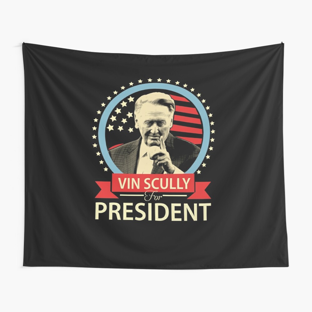 Vin Scully Vin Scully For President, Womens Graphic Essential T-Shirt for  Sale by IANVALD