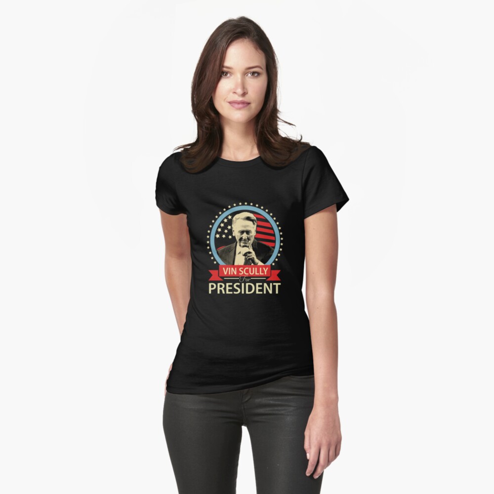 Vin Scully Vin Scully For President, Womens Graphic Essential T