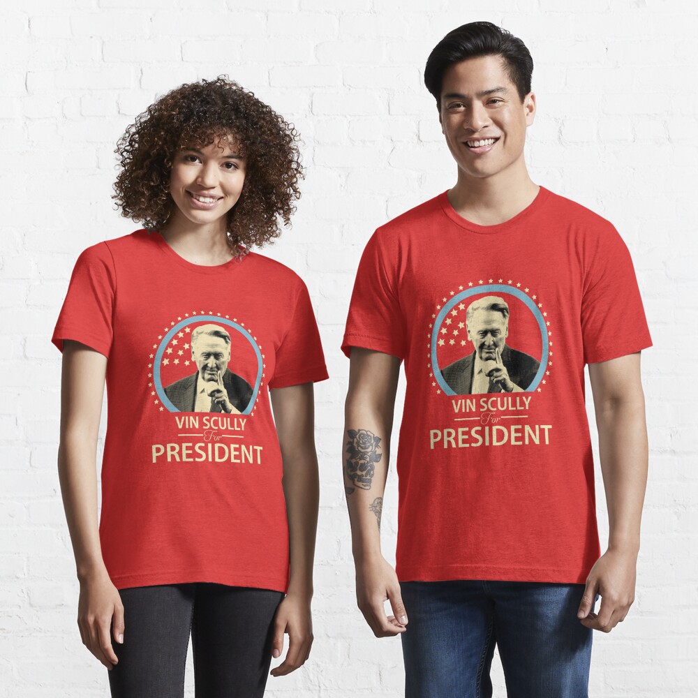 Vin Scully Vin Scully For President, Womens Graphic Essential T-Shirt for  Sale by IANVALD