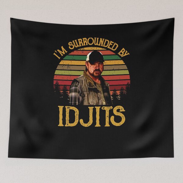 Item preview, Vintage Bobby Singer Im Surrounded By Idjits Robert Steven Singer Supernatural Funny T designed and sold by IANVALD.