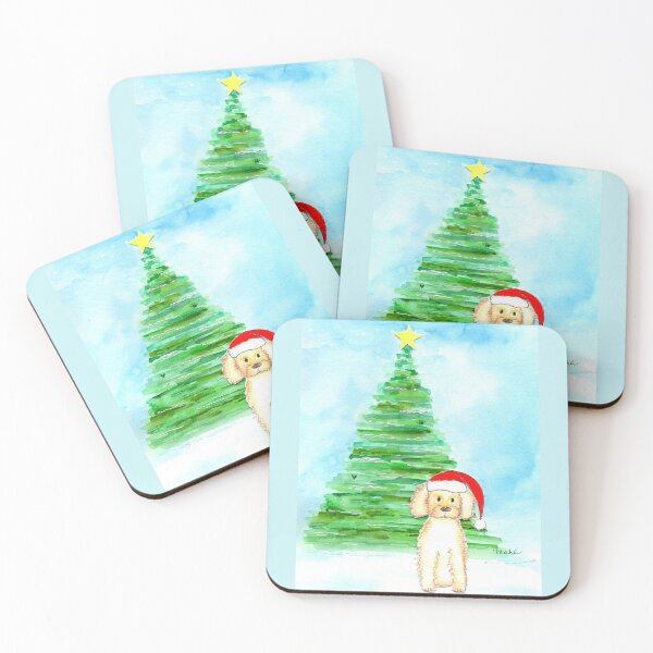 Item preview, Santa Doodle Christmas Tree designed and sold by Mahli's  Artful Whimsy.