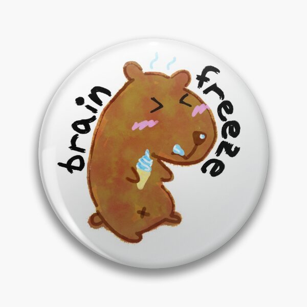 Item preview, Brain Freeze Capybara designed and sold by veroyuumi.