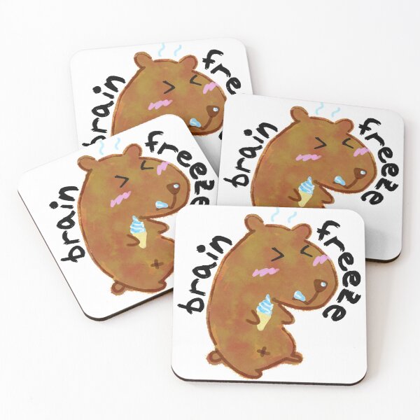 Item preview, Brain Freeze Capybara designed and sold by veroyuumi.