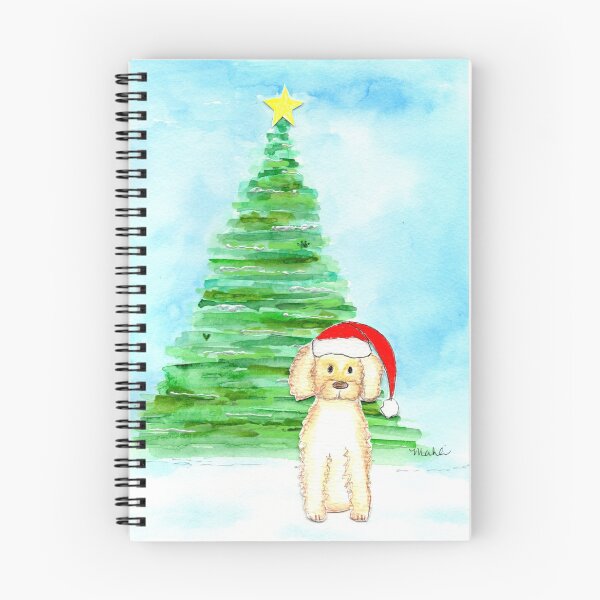 Item preview, Santa Doodle Christmas Tree designed and sold by Mahli's  Artful Whimsy.