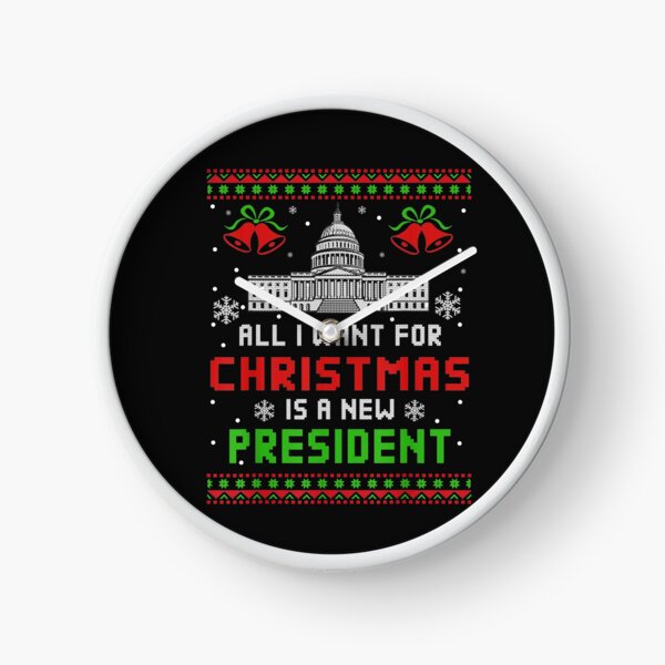Item preview, All I Want For Christmas Is A New President Xmas Sweater T-Shirt designed and sold by Kellner-Platt.