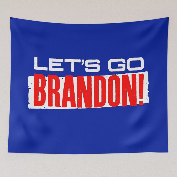Item preview, Lets Go Brandon - Transparent - Crowd Chant Reporter Meme FJB Joe Biden designed and sold by sticker-stacker.