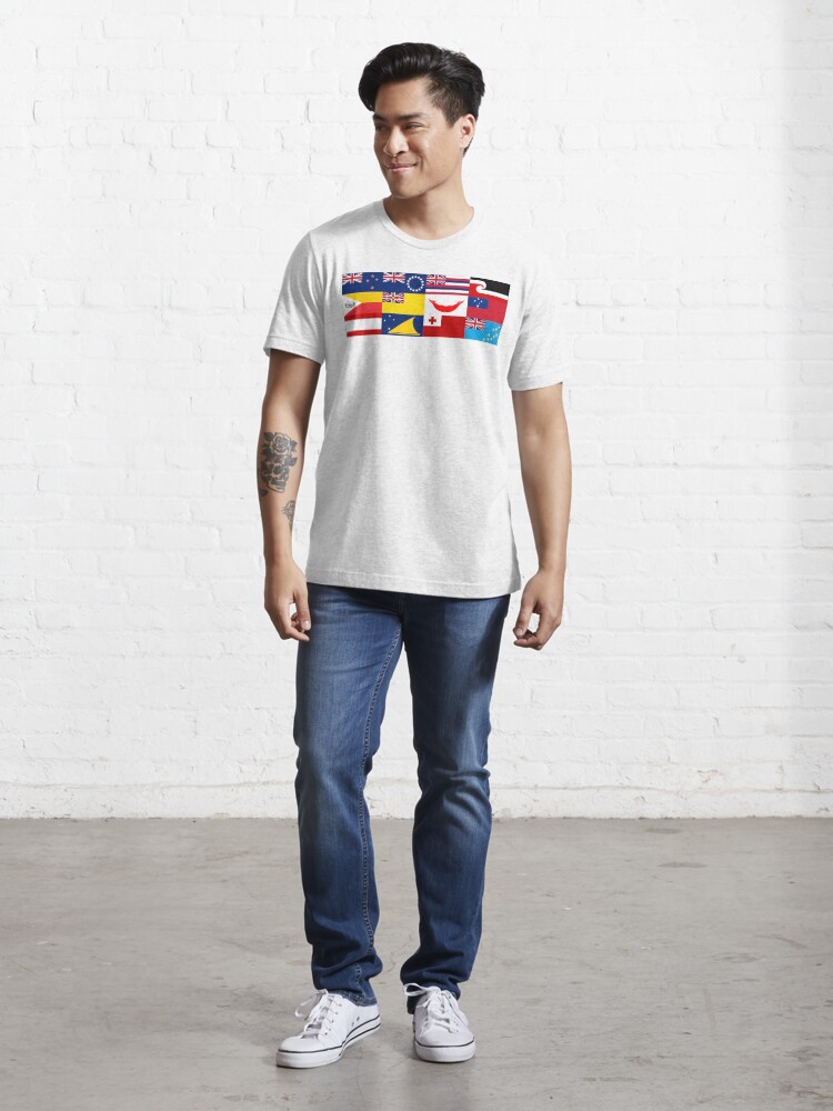 Alternate view of Flags of Polynesia - Pasifika Pacific Islands Essential T-Shirt