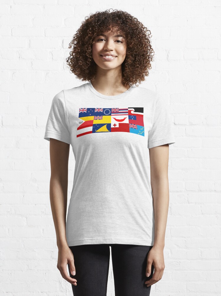 Alternate view of Flags of Polynesia - Pasifika Pacific Islands Essential T-Shirt