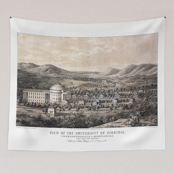 Item preview, View of the University of Virginia - 1856 designed and sold by paulrommer.