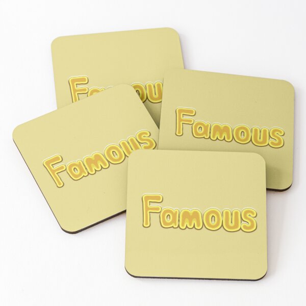 Item preview, Famous with Pastel Background designed and sold by HoorayDesigns.