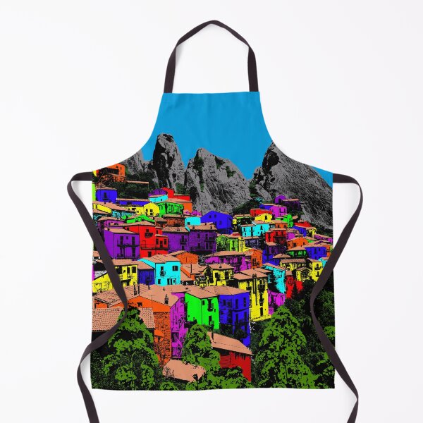 Aperçu de l'œuvre Castelmezzano illustré créée et vendue par DaganSays.