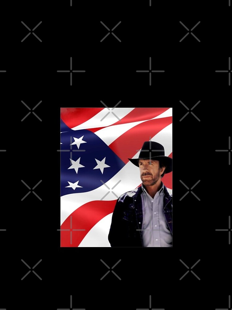 Thumbnail 4 of 4, iPhone Case, Walker Texas Ranger Chuck Norris Patriotic 20 Retro Graphic Shir designed and sold by IANVALD.