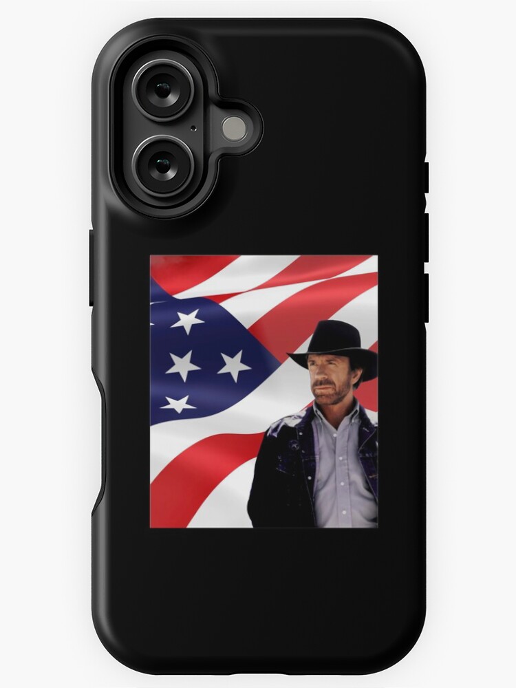 Thumbnail 1 of 4, iPhone Case, Walker Texas Ranger Chuck Norris Patriotic 20 Retro Graphic Shir designed and sold by IANVALD.