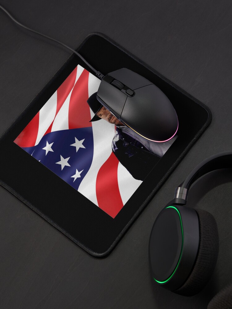 Thumbnail 4 of 5, Mouse Pad, Walker Texas Ranger Chuck Norris Patriotic 20 Retro Graphic Shir designed and sold by IANVALD.