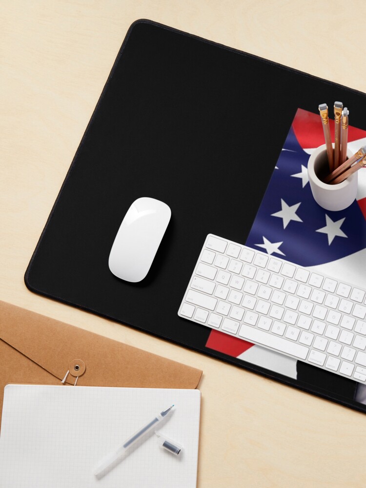 Thumbnail 3 of 5, Mouse Pad, Walker Texas Ranger Chuck Norris Patriotic 20 Retro Graphic Shir designed and sold by IANVALD.