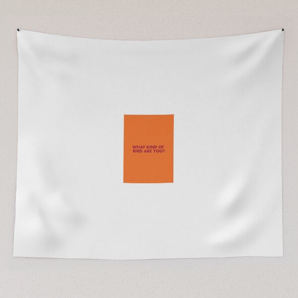 Item preview, What Kind Of Bird Are You? - Moonrise Kingdom Quote designed and sold by Liam van Eeden.