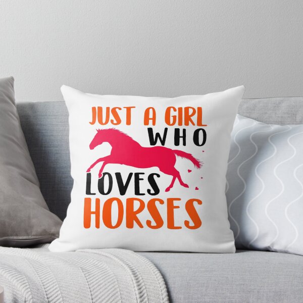 Item preview, Just A Girl Who Loves Horses - White  designed and sold by FastTrackPhotog.