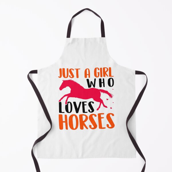 Item preview, Just A Girl Who Loves Horses - White designed and sold by FastTrackPhotog.