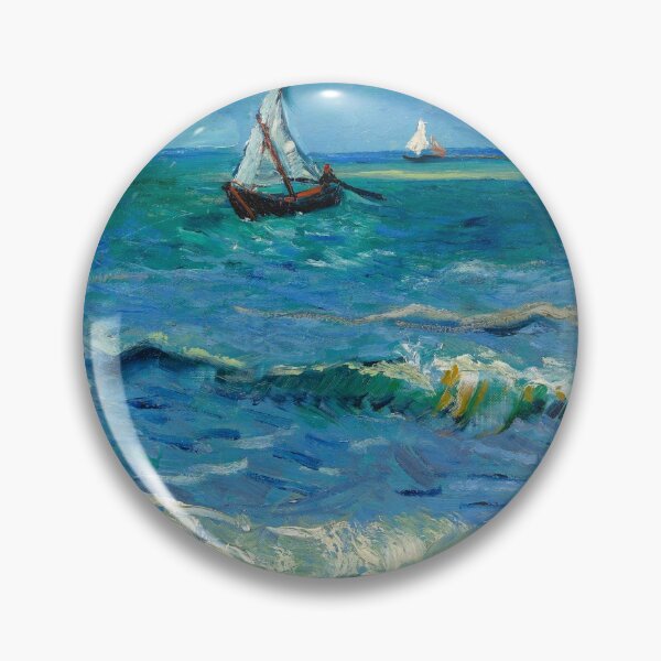 Item preview, Vincent Van Gogh "The Sea at Les Saintes-Maries-de-la-Mer", 1888 designed and sold by Alexandra Dahl.