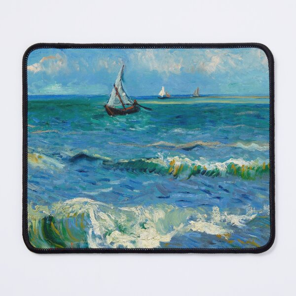 Item preview, Vincent Van Gogh "The Sea at Les Saintes-Maries-de-la-Mer", 1888 designed and sold by Alexandra Dahl.