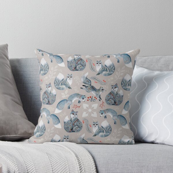 Item preview, Nordic Woodland Fox Folk Art designed and sold by Art Sage.
