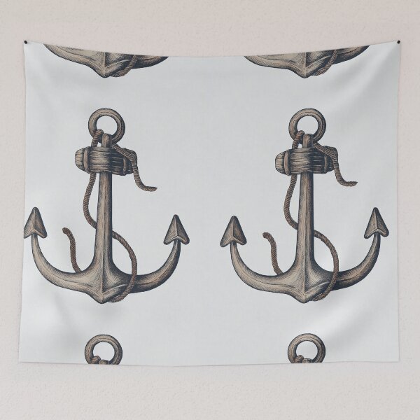 Item preview, Nautical Anchor Art designed and sold by newburyboutique.