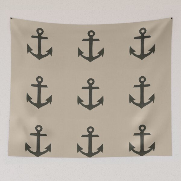 Item preview, Nautical Boat Anchor Art designed and sold by newburyboutique.