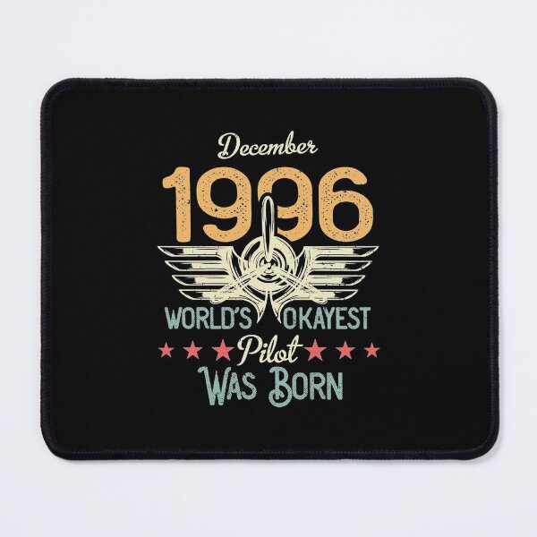 Item preview, Born in december 1996 World&x27;s Okayest Pilot birthday funny Classic T-Shirt designed and sold by AnikaPowlowski.