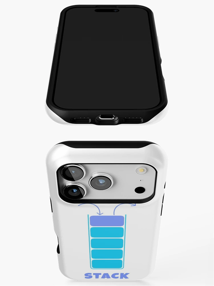 Thumbnail 3 of 4, iPhone Case, Stack Data Structure designed and sold by Mechashadow.