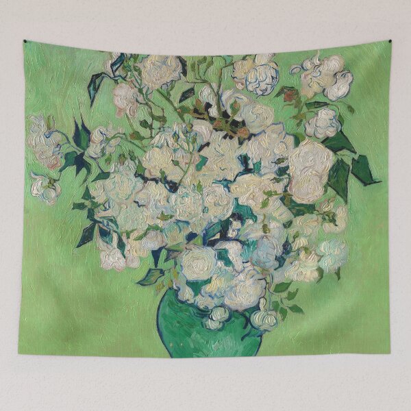 Item preview, Vincent Van Gogh "Roses" designed and sold by Alexandra Dahl.