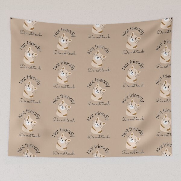 Item preview, Not Friendly Do Not Touch designed and sold by travelnerd.