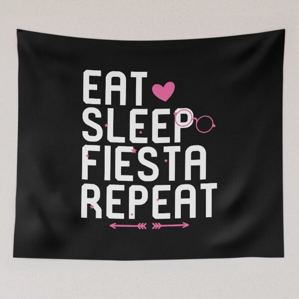 Item preview, Eat Sleep Fiesta Repeat Cinco de Mayo designed and sold by at85productions.
